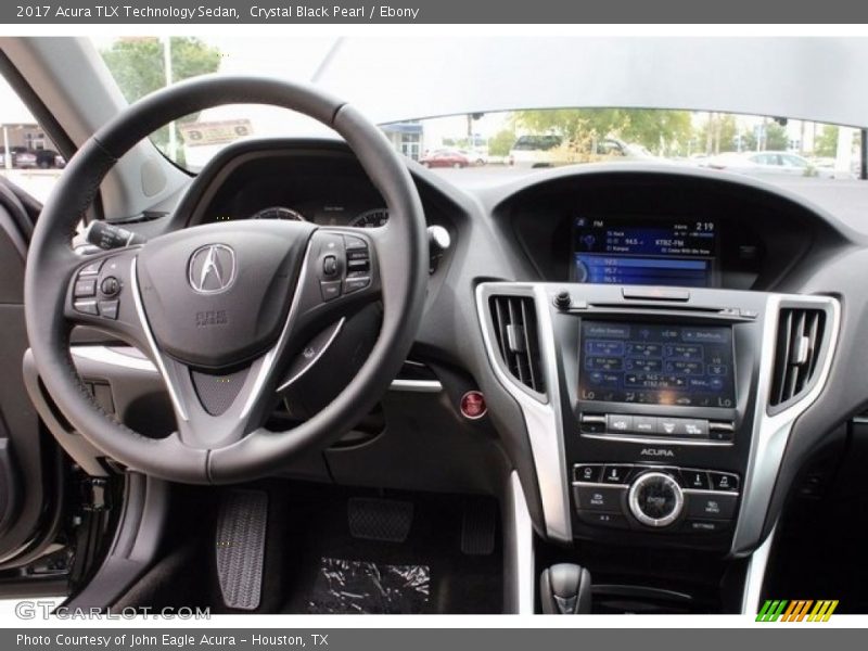 Crystal Black Pearl / Ebony 2017 Acura TLX Technology Sedan