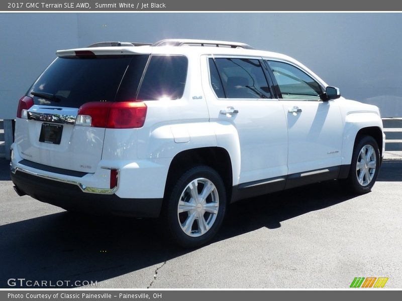 Summit White / Jet Black 2017 GMC Terrain SLE AWD