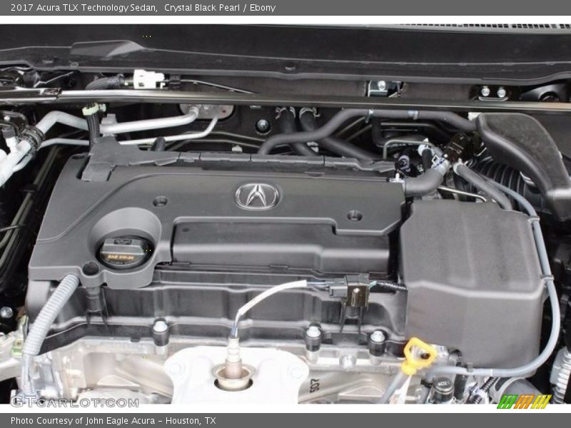 Crystal Black Pearl / Ebony 2017 Acura TLX Technology Sedan