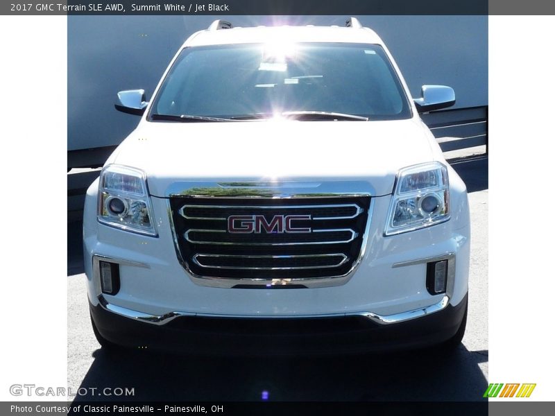 Summit White / Jet Black 2017 GMC Terrain SLE AWD