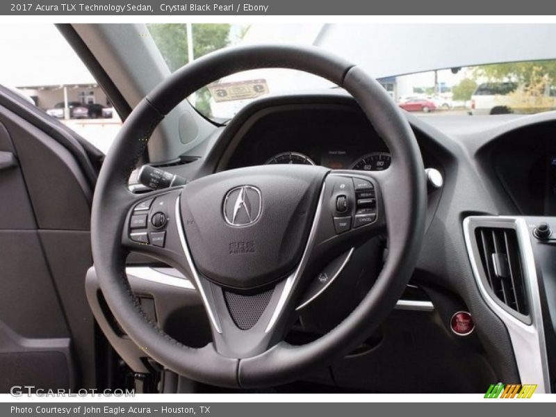 Crystal Black Pearl / Ebony 2017 Acura TLX Technology Sedan