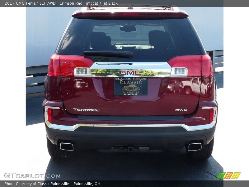 Crimson Red Tintcoat / Jet Black 2017 GMC Terrain SLT AWD