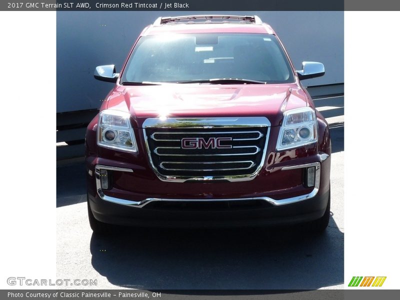 Crimson Red Tintcoat / Jet Black 2017 GMC Terrain SLT AWD