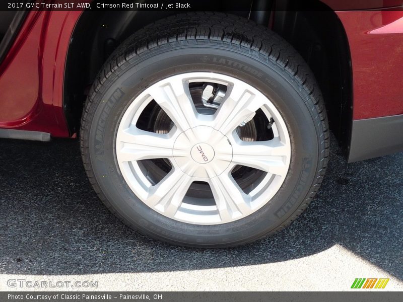 Crimson Red Tintcoat / Jet Black 2017 GMC Terrain SLT AWD