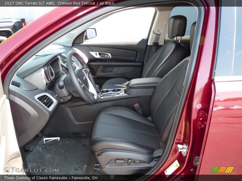 Crimson Red Tintcoat / Jet Black 2017 GMC Terrain SLT AWD