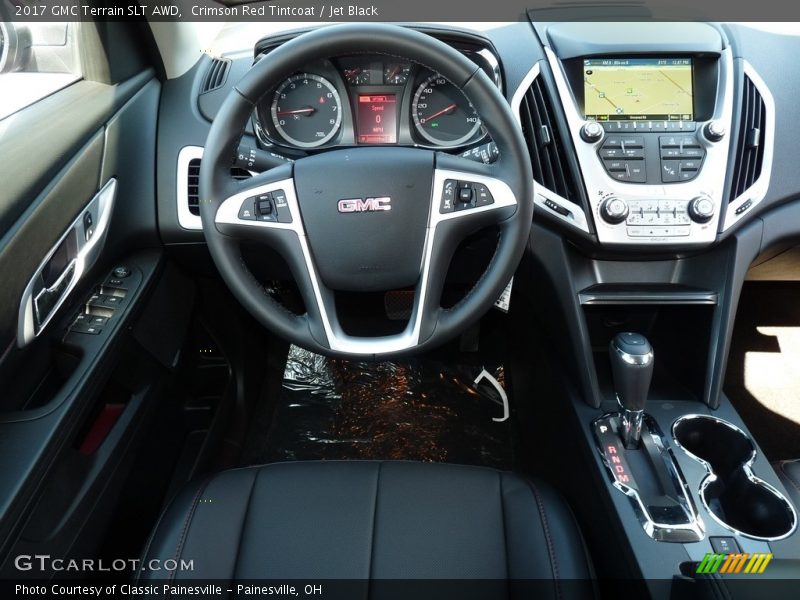 Crimson Red Tintcoat / Jet Black 2017 GMC Terrain SLT AWD
