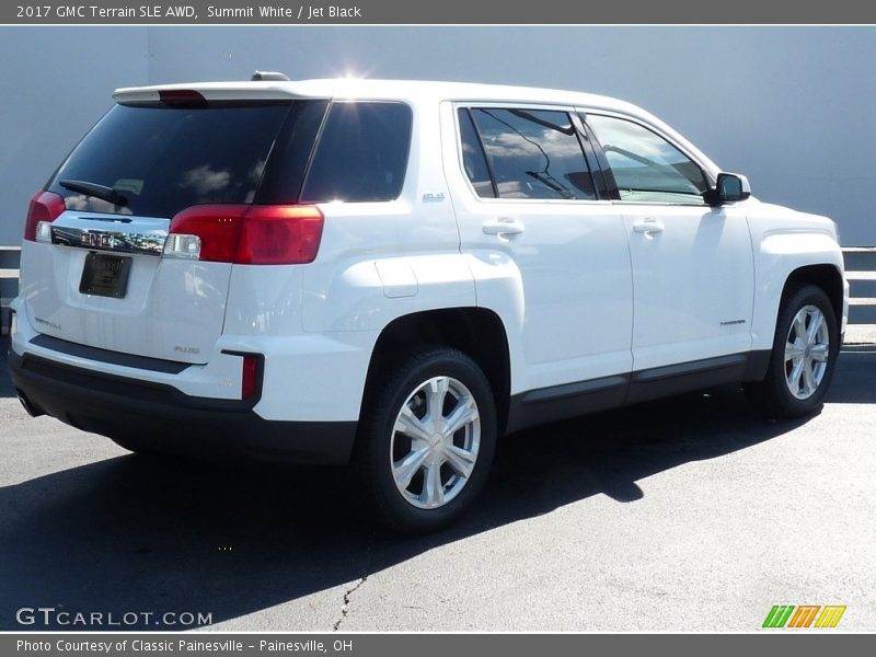 Summit White / Jet Black 2017 GMC Terrain SLE AWD