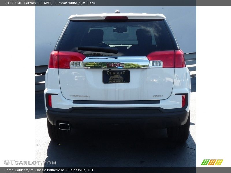 Summit White / Jet Black 2017 GMC Terrain SLE AWD