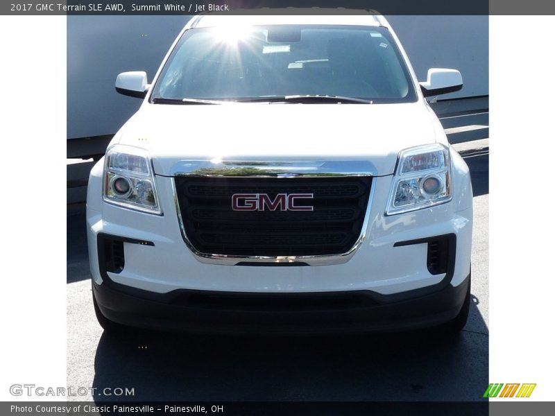 Summit White / Jet Black 2017 GMC Terrain SLE AWD