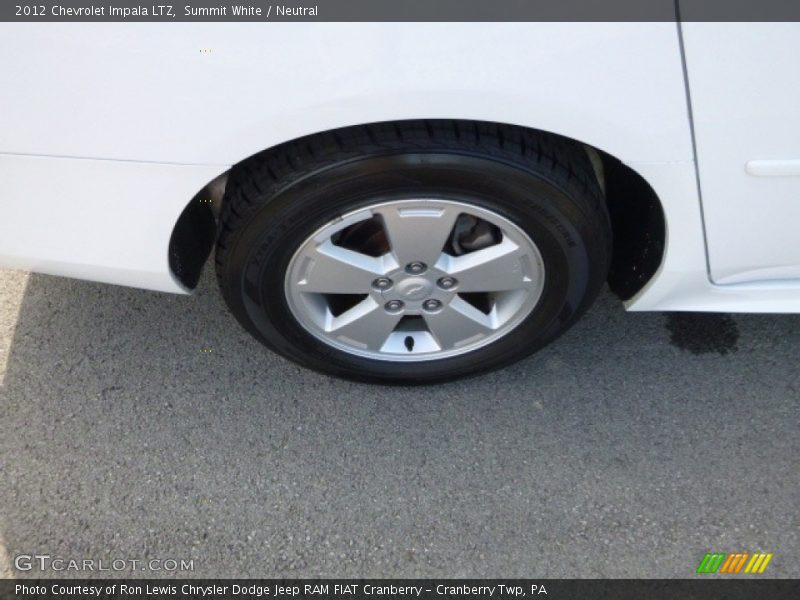 Summit White / Neutral 2012 Chevrolet Impala LTZ