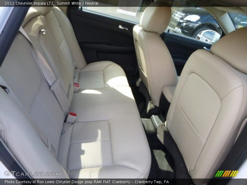 Summit White / Neutral 2012 Chevrolet Impala LTZ