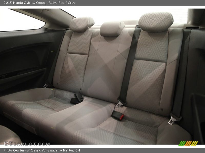 Rallye Red / Gray 2015 Honda Civic LX Coupe