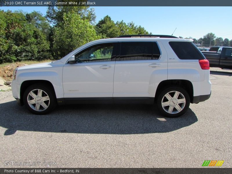 Summit White / Jet Black 2010 GMC Terrain SLE AWD