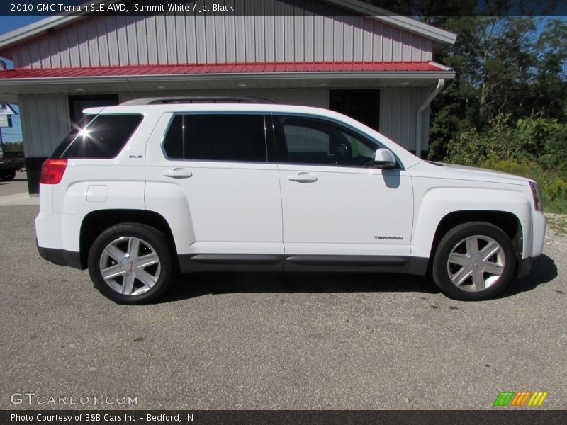 Summit White / Jet Black 2010 GMC Terrain SLE AWD