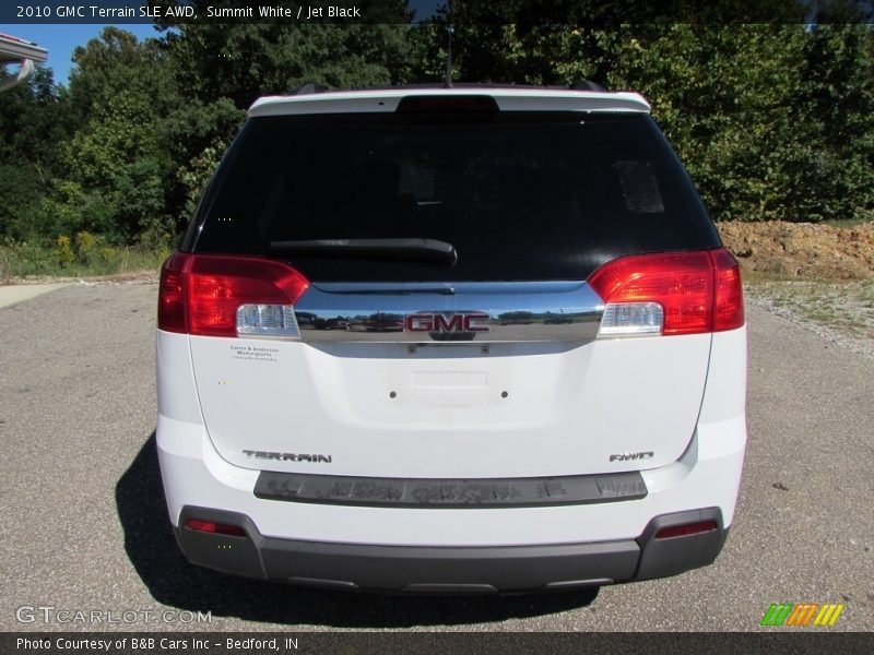 Summit White / Jet Black 2010 GMC Terrain SLE AWD