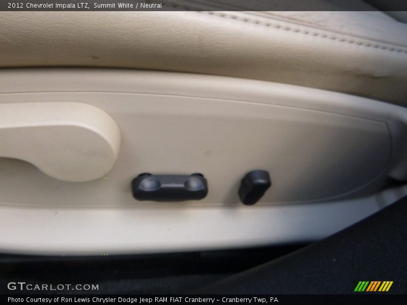 Summit White / Neutral 2012 Chevrolet Impala LTZ