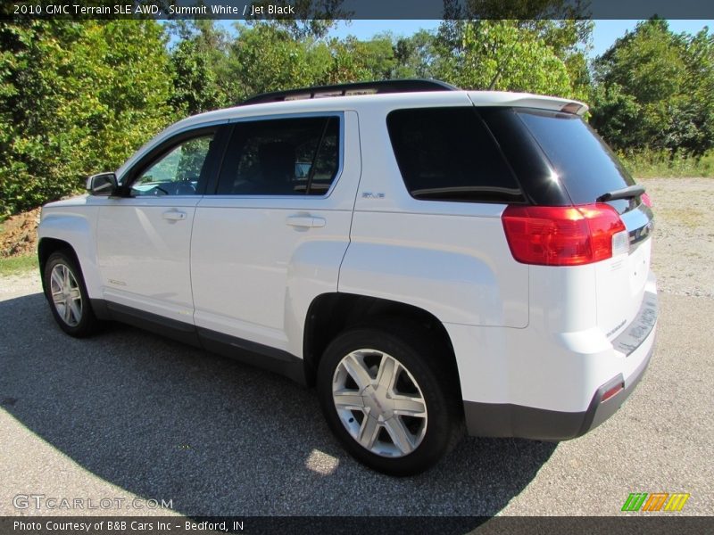 Summit White / Jet Black 2010 GMC Terrain SLE AWD