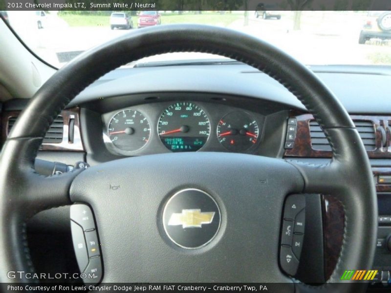 Summit White / Neutral 2012 Chevrolet Impala LTZ