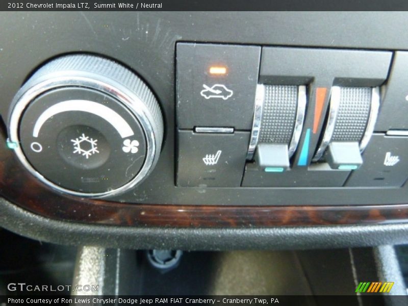 Summit White / Neutral 2012 Chevrolet Impala LTZ