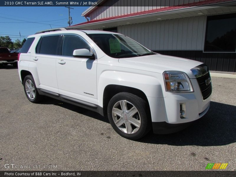 Summit White / Jet Black 2010 GMC Terrain SLE AWD