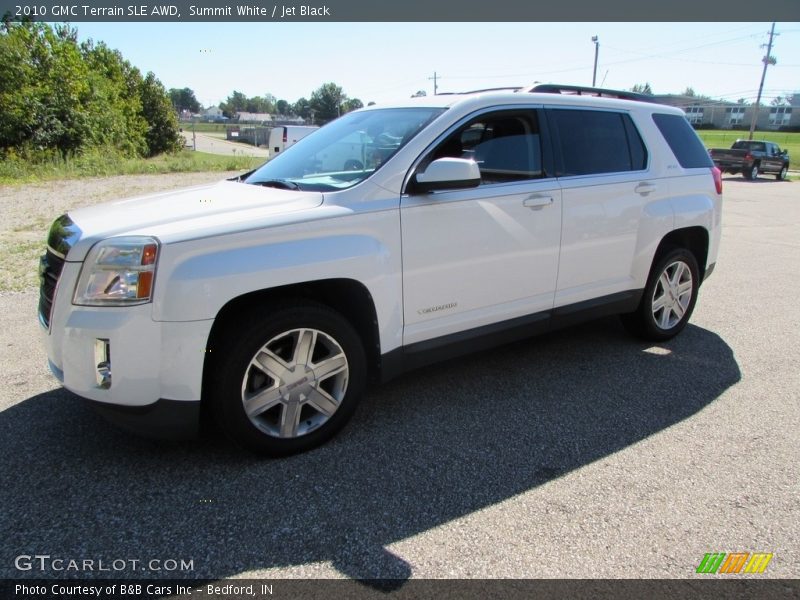 Summit White / Jet Black 2010 GMC Terrain SLE AWD