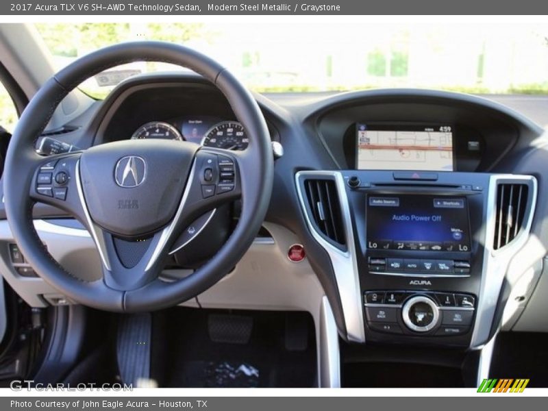 Modern Steel Metallic / Graystone 2017 Acura TLX V6 SH-AWD Technology Sedan
