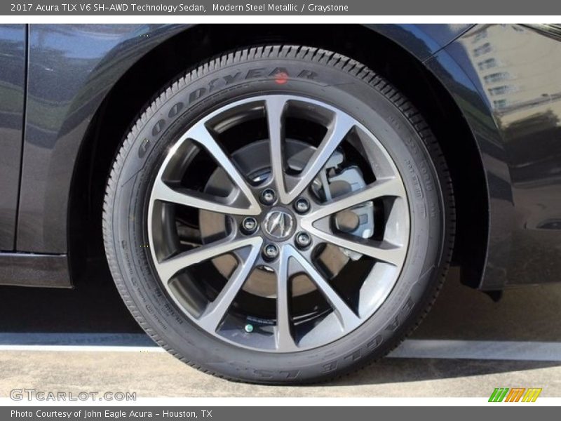 Modern Steel Metallic / Graystone 2017 Acura TLX V6 SH-AWD Technology Sedan