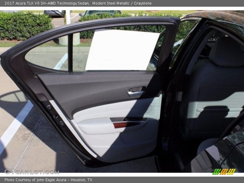 Modern Steel Metallic / Graystone 2017 Acura TLX V6 SH-AWD Technology Sedan