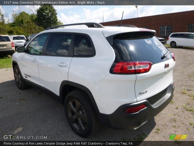 Bright White / Black 2017 Jeep Cherokee 75th Anniversary Edition 4x4