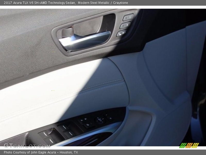 Modern Steel Metallic / Graystone 2017 Acura TLX V6 SH-AWD Technology Sedan