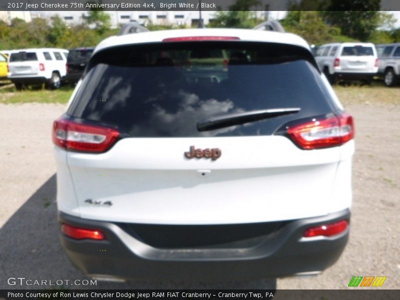 Bright White / Black 2017 Jeep Cherokee 75th Anniversary Edition 4x4