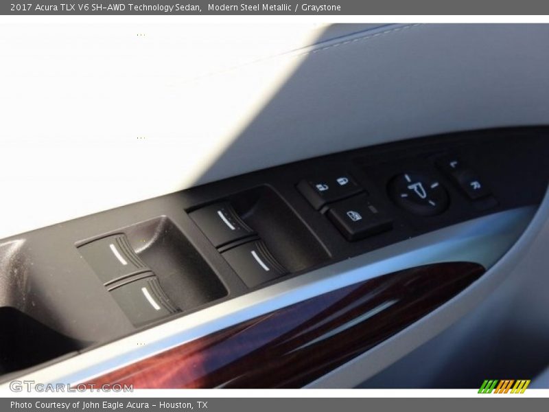 Modern Steel Metallic / Graystone 2017 Acura TLX V6 SH-AWD Technology Sedan