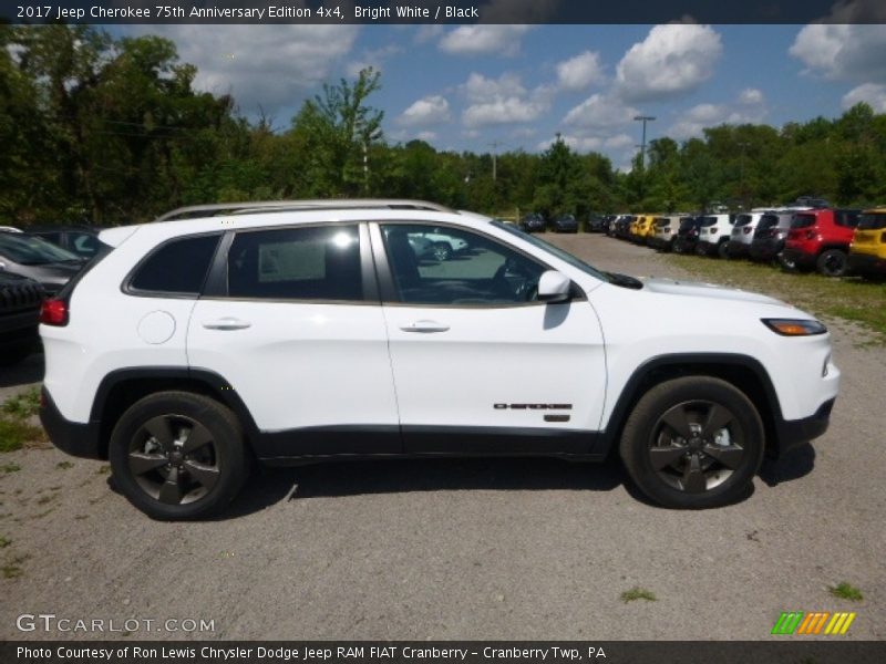 Bright White / Black 2017 Jeep Cherokee 75th Anniversary Edition 4x4
