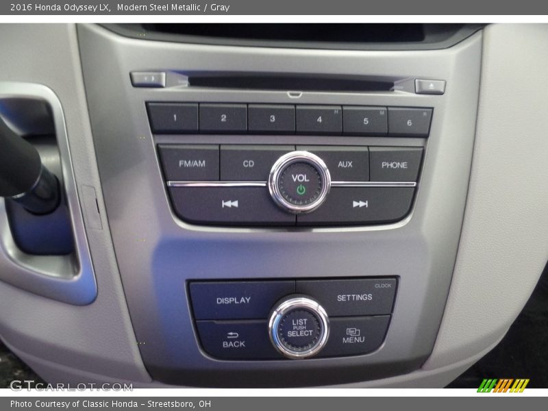 Modern Steel Metallic / Gray 2016 Honda Odyssey LX