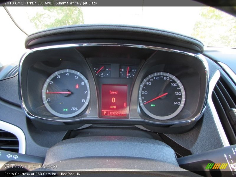 Summit White / Jet Black 2010 GMC Terrain SLE AWD