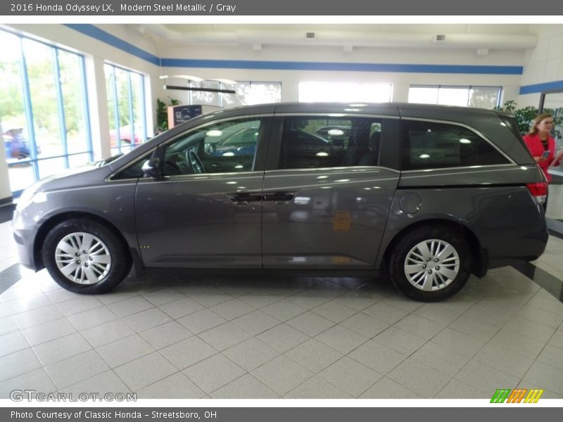 Modern Steel Metallic / Gray 2016 Honda Odyssey LX