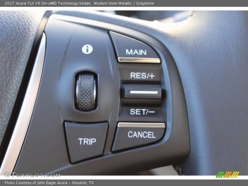 Modern Steel Metallic / Graystone 2017 Acura TLX V6 SH-AWD Technology Sedan