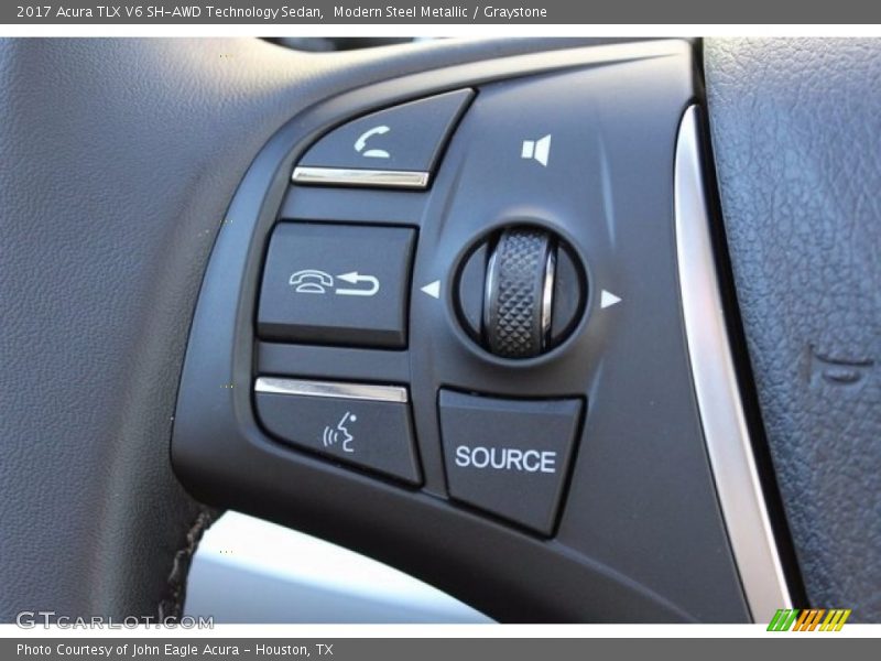 Modern Steel Metallic / Graystone 2017 Acura TLX V6 SH-AWD Technology Sedan