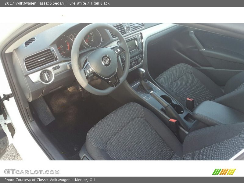  2017 Passat S Sedan Titan Black Interior
