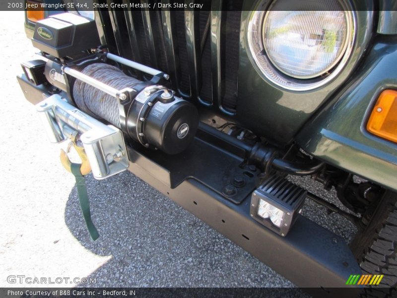 Shale Green Metallic / Dark Slate Gray 2003 Jeep Wrangler SE 4x4