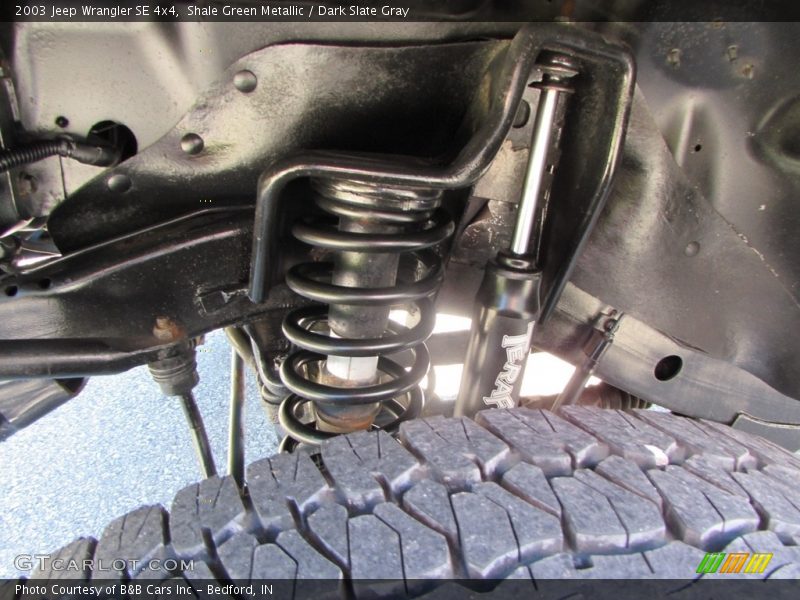 Shale Green Metallic / Dark Slate Gray 2003 Jeep Wrangler SE 4x4