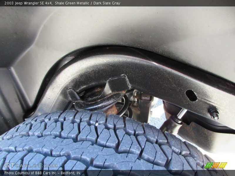 Shale Green Metallic / Dark Slate Gray 2003 Jeep Wrangler SE 4x4