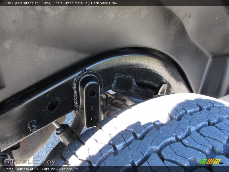 Shale Green Metallic / Dark Slate Gray 2003 Jeep Wrangler SE 4x4