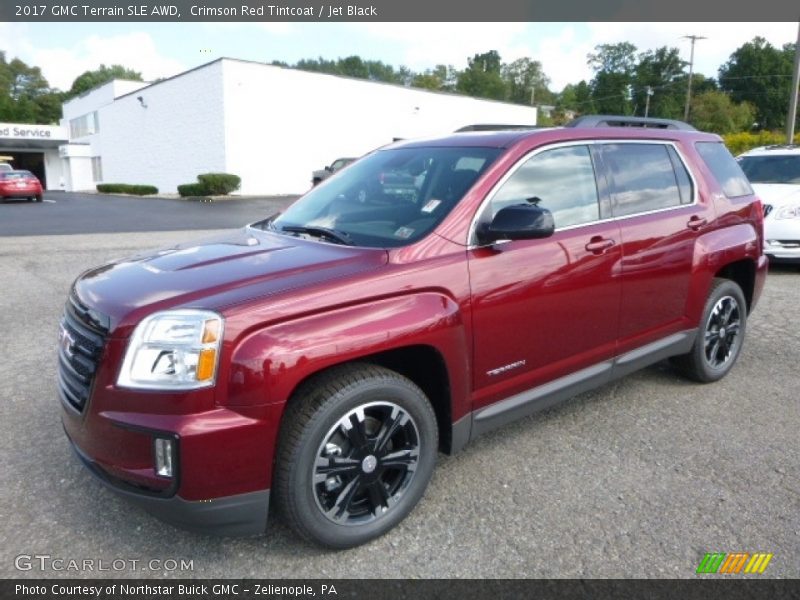 Crimson Red Tintcoat / Jet Black 2017 GMC Terrain SLE AWD