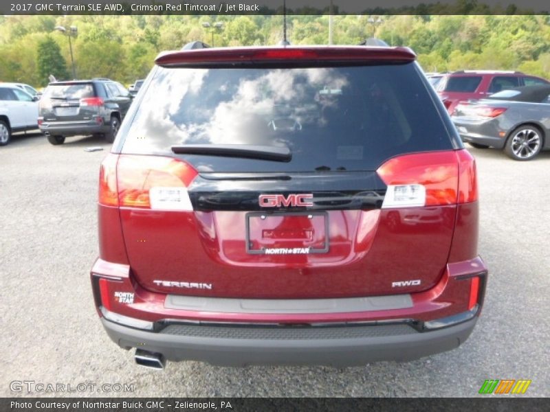 Crimson Red Tintcoat / Jet Black 2017 GMC Terrain SLE AWD