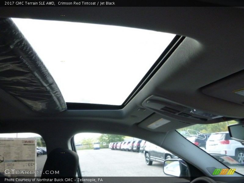 Crimson Red Tintcoat / Jet Black 2017 GMC Terrain SLE AWD