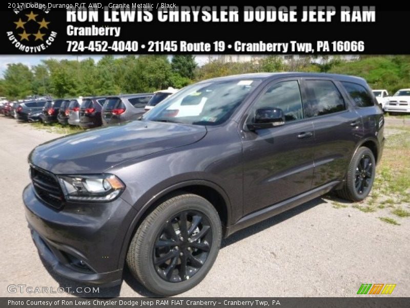 Granite Metallic / Black 2017 Dodge Durango R/T AWD