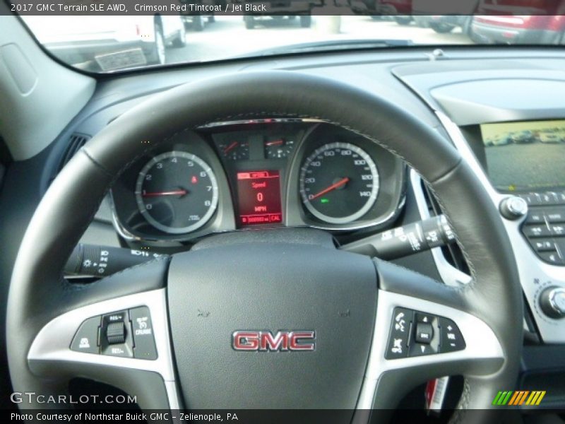 Crimson Red Tintcoat / Jet Black 2017 GMC Terrain SLE AWD