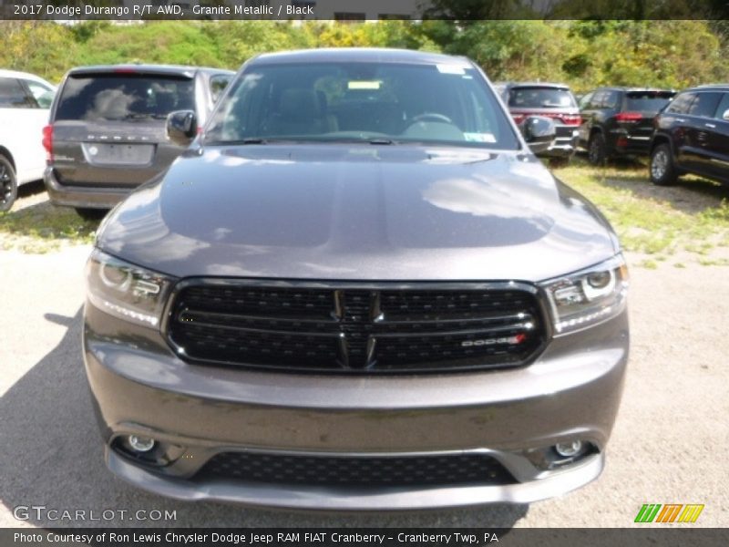 Granite Metallic / Black 2017 Dodge Durango R/T AWD