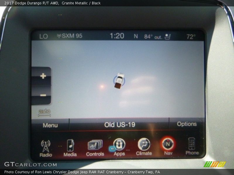 Granite Metallic / Black 2017 Dodge Durango R/T AWD
